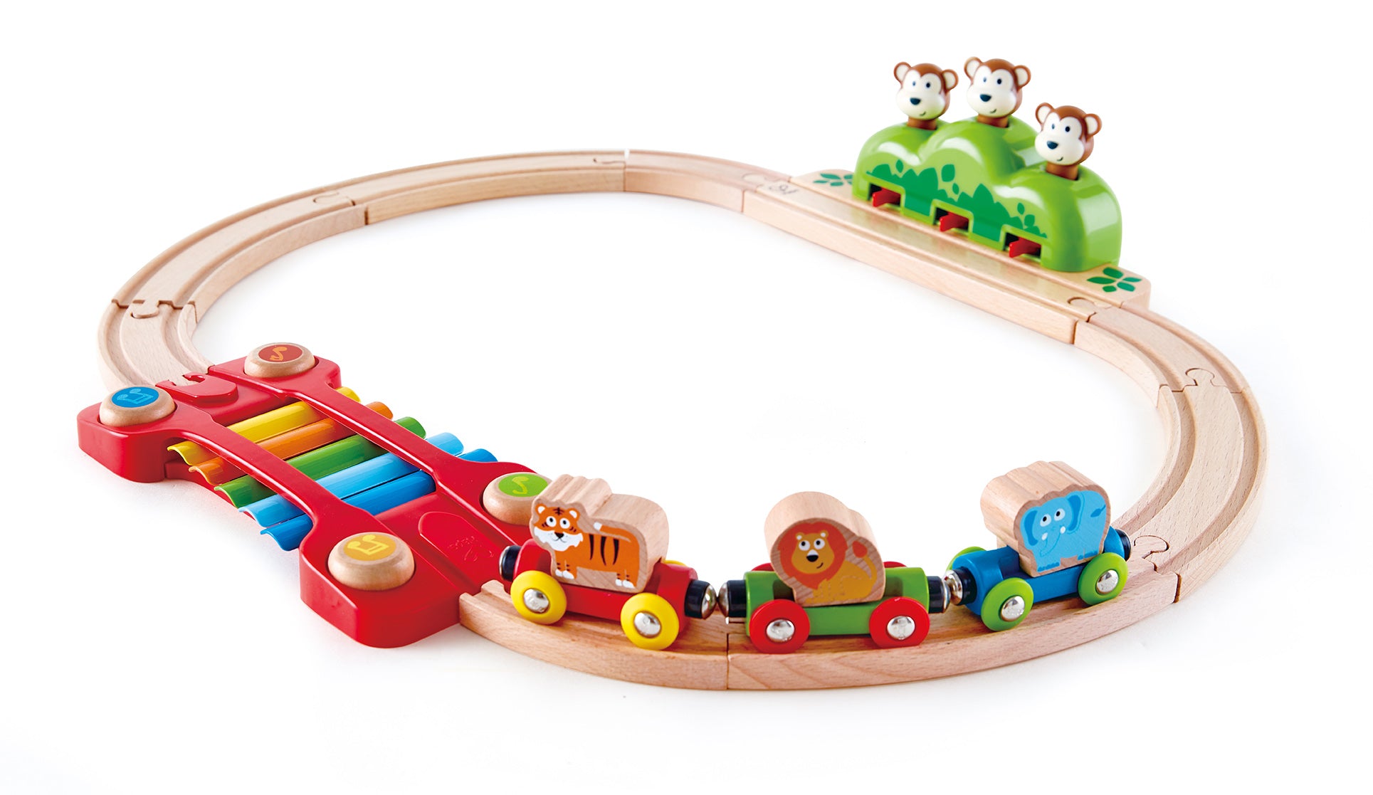 Music and Monkey Railway – Hape Toys - Main Image