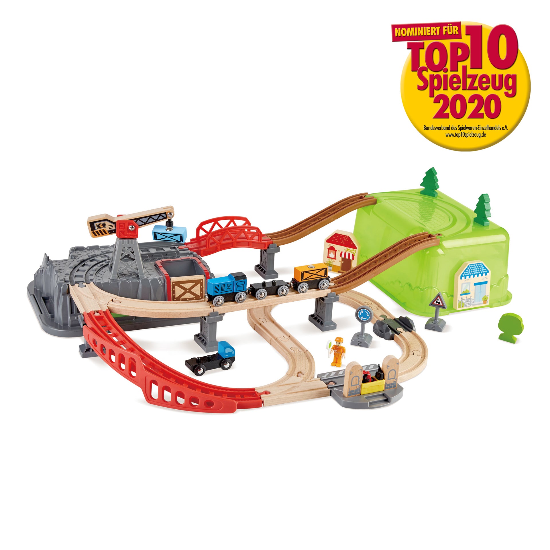 Railway Bucket Builder Set Hape Toys