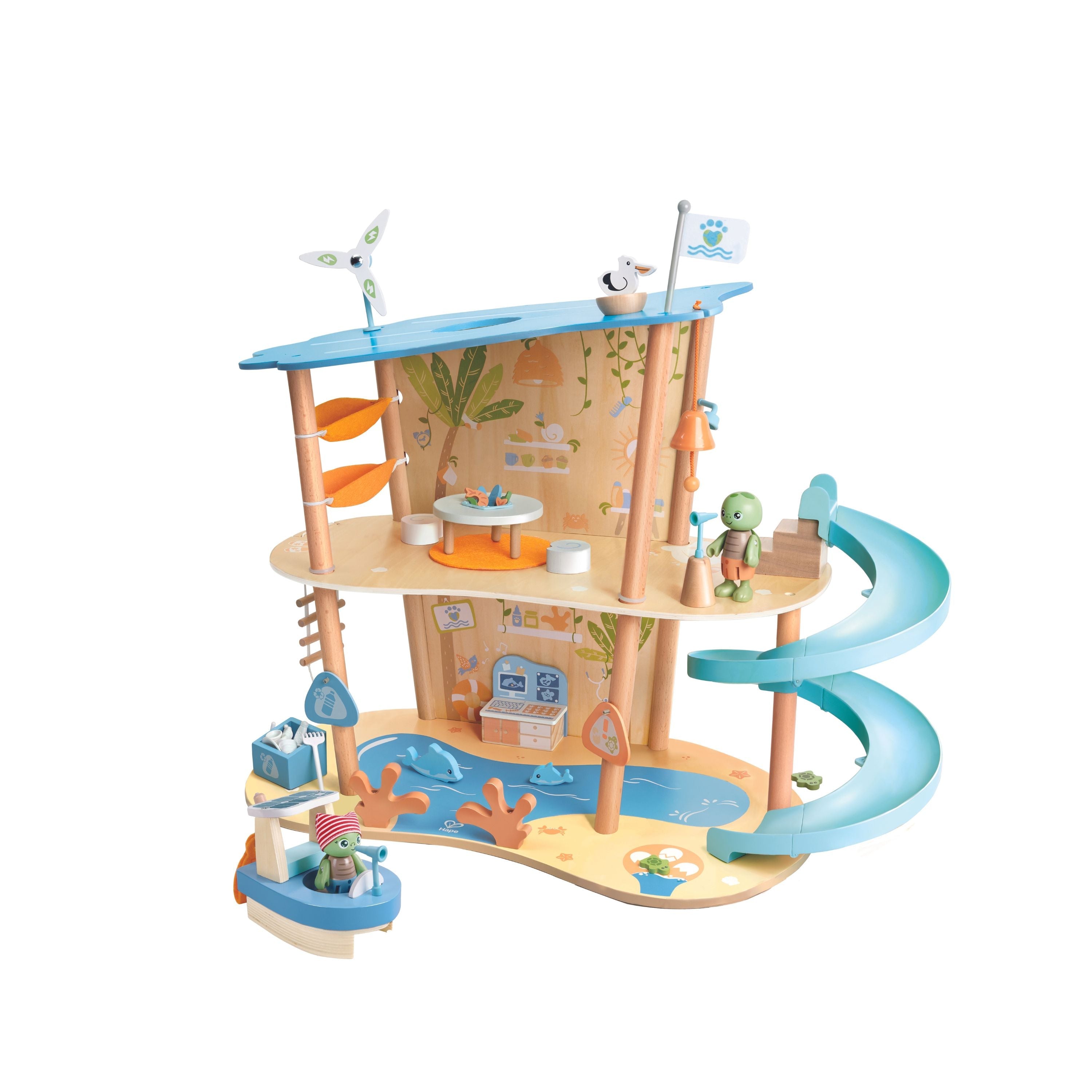 Hape Green Planet Explorers Ocean Rescue Beach House Hape Toys
