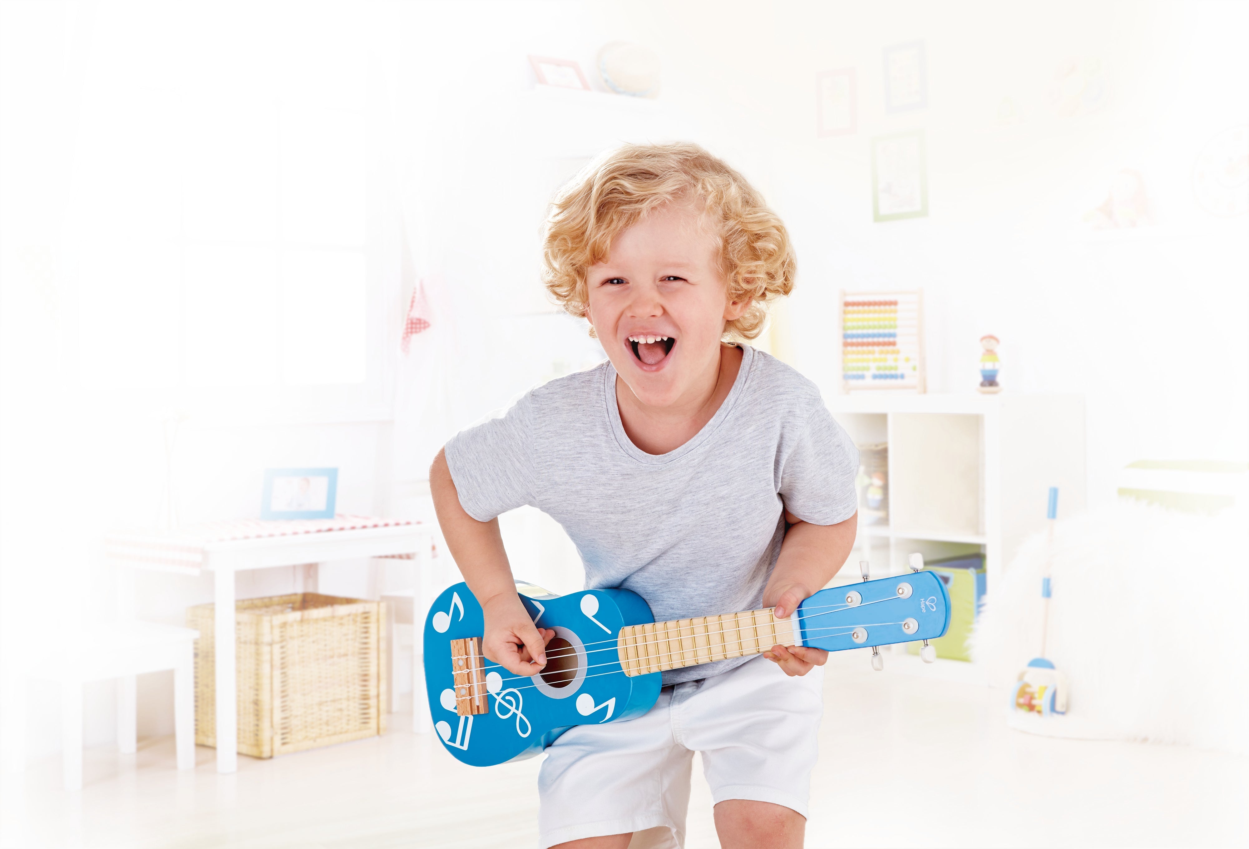 Hape Ukulele Blue Hape Toys