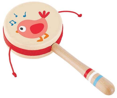 Twittering Bird Drum-shaped Rattle (HOLD SALES_
