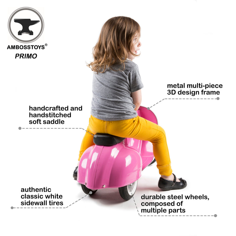 Ambosstoys Primo ride-on Scooter Pink