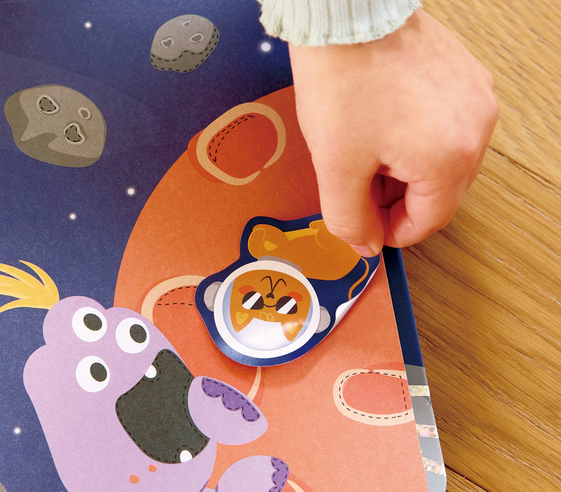 Hape Foil Art Travel Kit Space