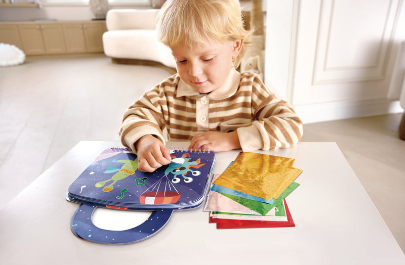 Hape Foil Art Travel Kit Space