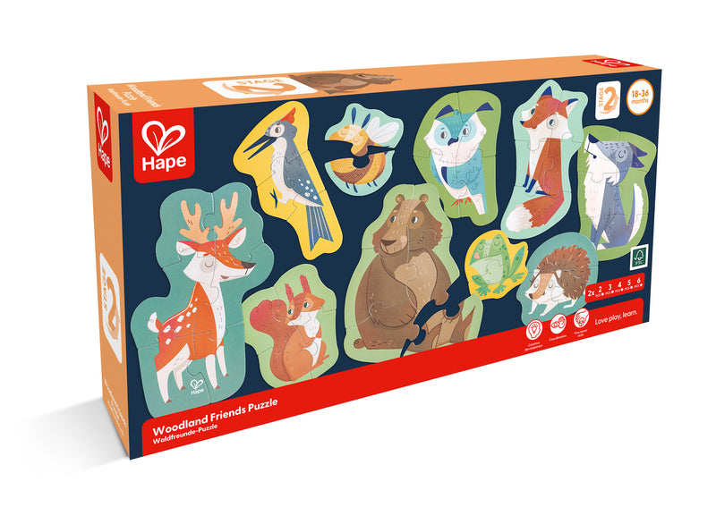 Hape Forest Animal Level Up Puzzle