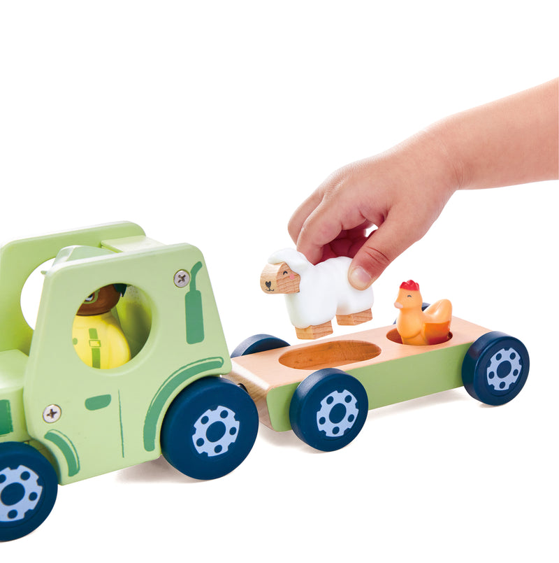 Hape Land The Rumbling Tractor