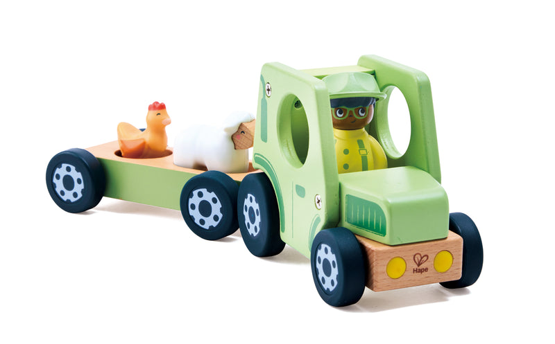 Hape Land The Rumbling Tractor