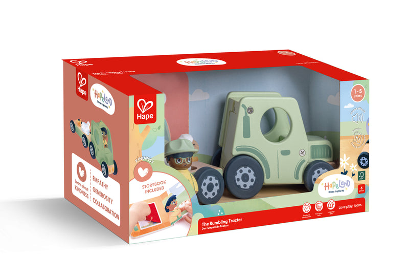 Hape Land The Rumbling Tractor