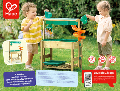 Table d'eau et sable multifonctionnelle - Hape – Boutique Citrouille Table d'eau et sable multifonctionnelle - Hape – Boutique Citrouille