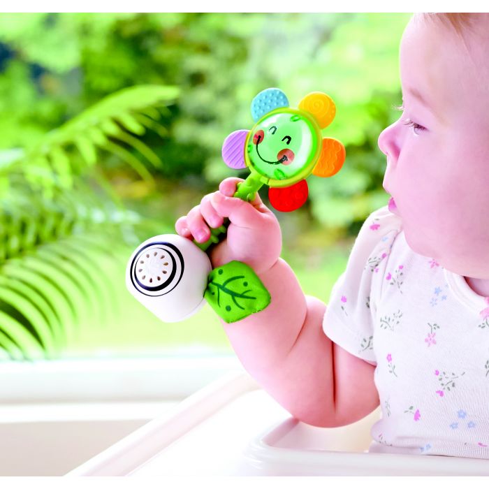 Hape Shake n Sparkle Flower Rattle