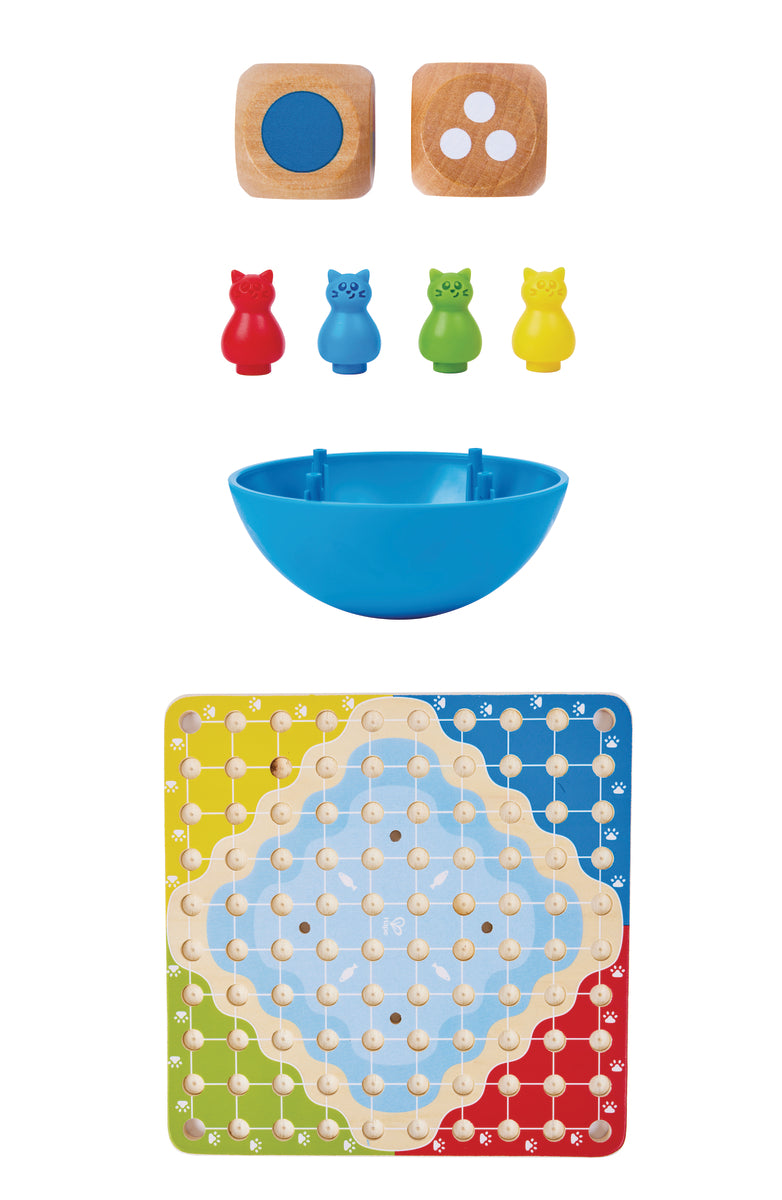 Hape Wobbling Cat Island! A 3IN1 game combining classic & fun