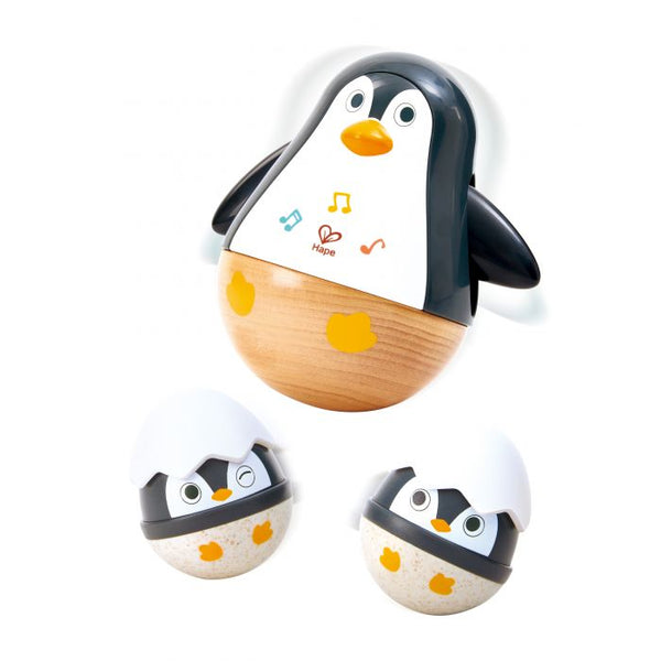 Hape Wobbling Penguin Family