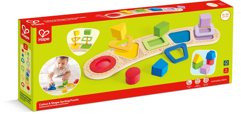 Hape Colour & Shape Shorting Puzzle