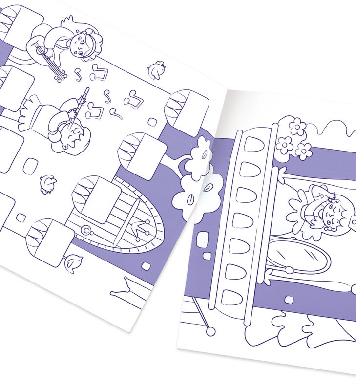 Hape Drawing Paper Roll Fantasy Castle Vertical