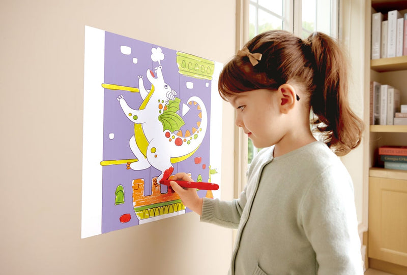 Hape Drawing Paper Roll Fantasy Castle Vertical