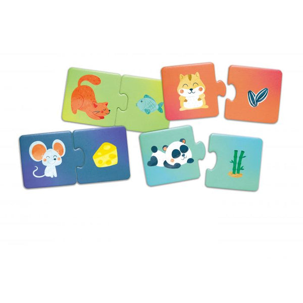 Hape Duo Logic Puzzle Animals &Foods