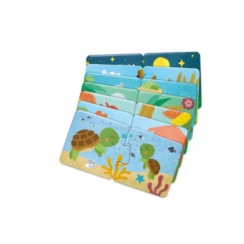 Hape Duo Logic Puzzle Animals Mum & Baby