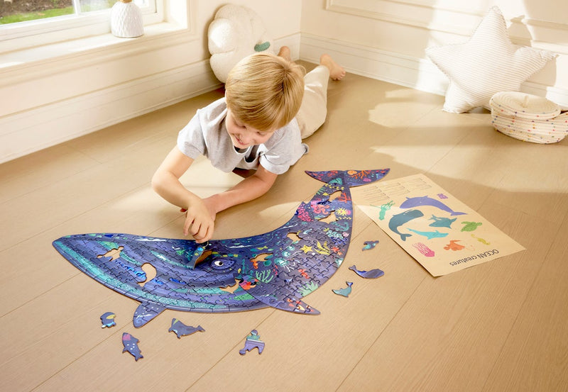 Hape Floor Puzzle-Ocean Animal