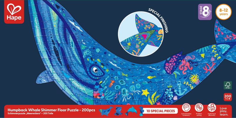 Hape Floor Puzzle-Ocean Animal
