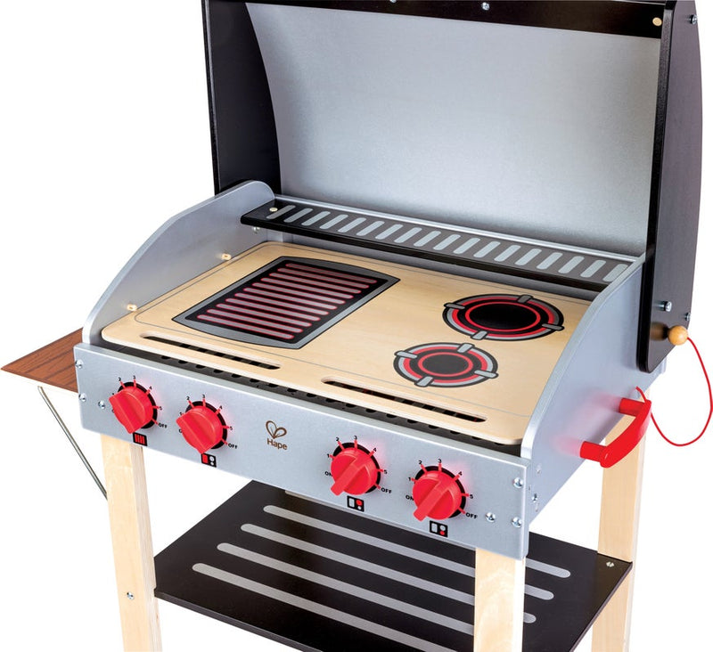 Hape Gourmet Grill with food