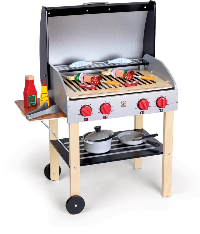 Hape Gourmet Grill with food