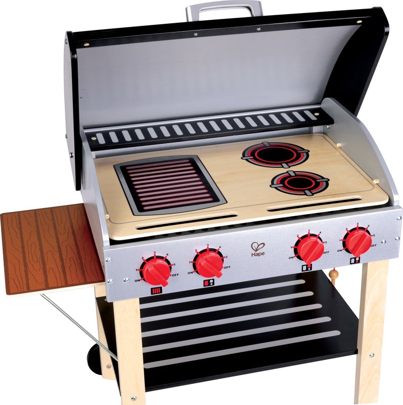 Hape Gourmet Grill with food