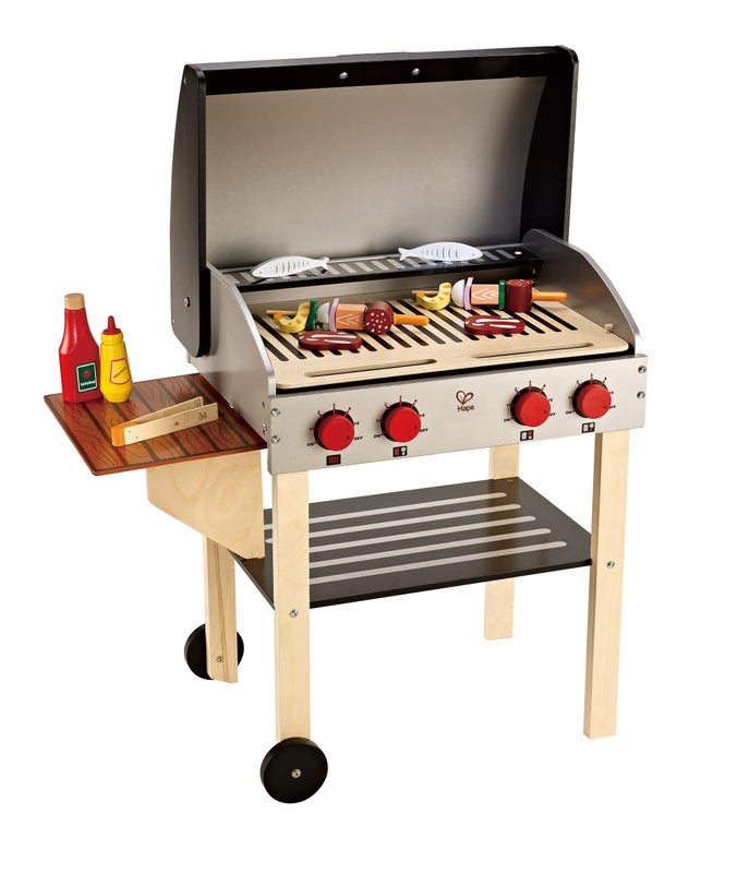 Hape Gourmet Grill with food