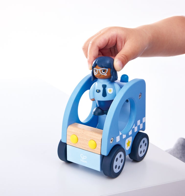 Hape Land The Blaring Police Car