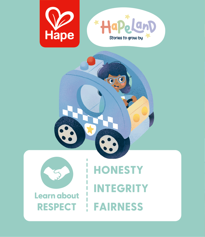 Hape Land The Blaring Police Car – Hape Toys