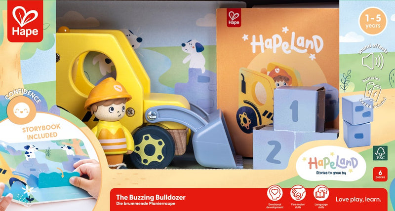 Hape Land The Buzzing Bulldozer
