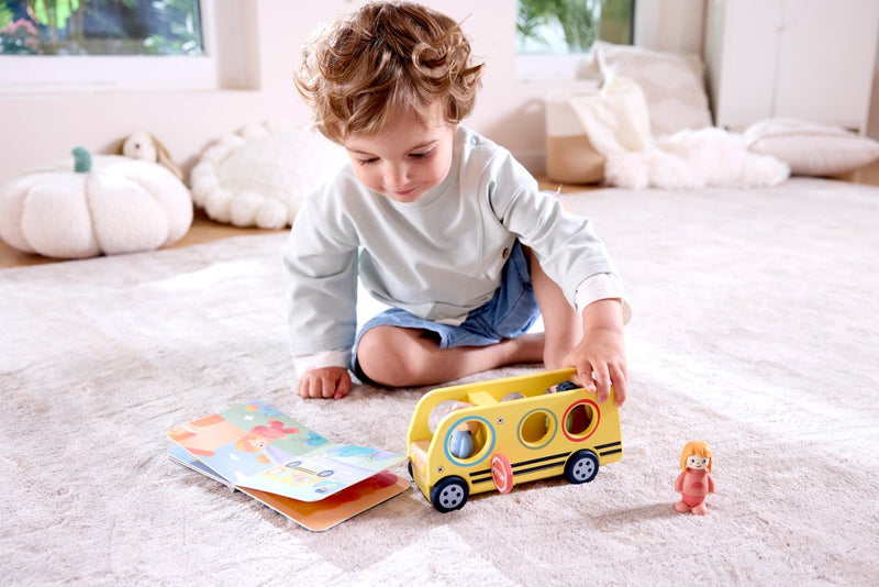 Hape Land The Lively School Bus