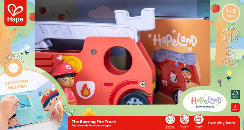 Hape Land The Roaring Fire Truck