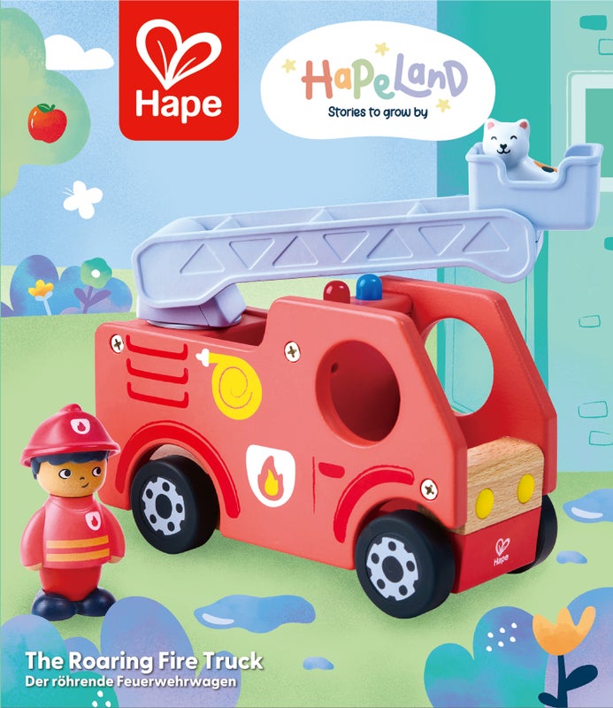 Hape Land The Roaring Fire Truck