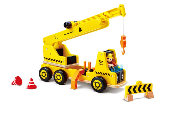 Hape Mobile Crane & Construction Set
