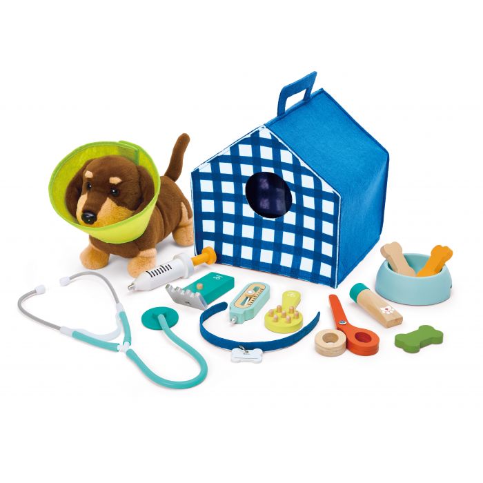 Hape Puppy Care Clinic Vet Set – Hape Toys