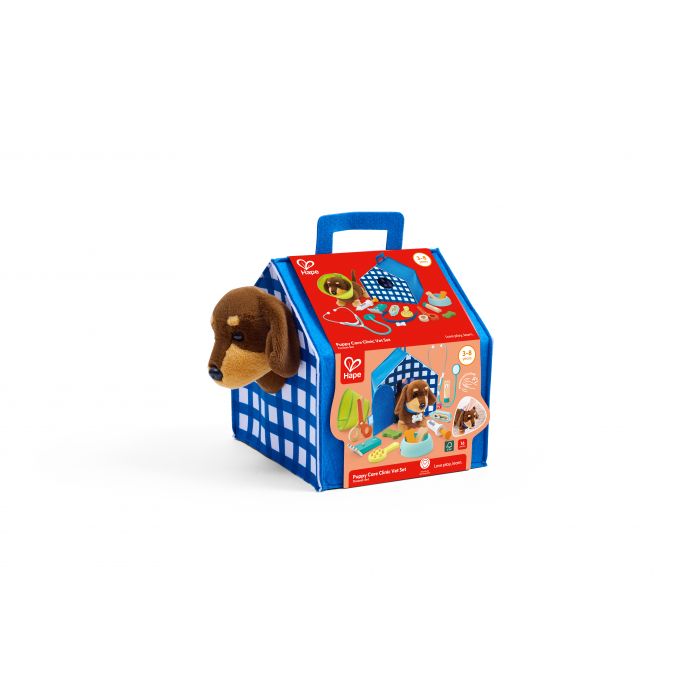 Hape Puppy Care Clinic Vet Set