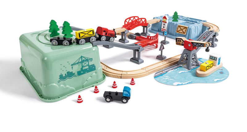 Hape Railway Bucket Harbor Set