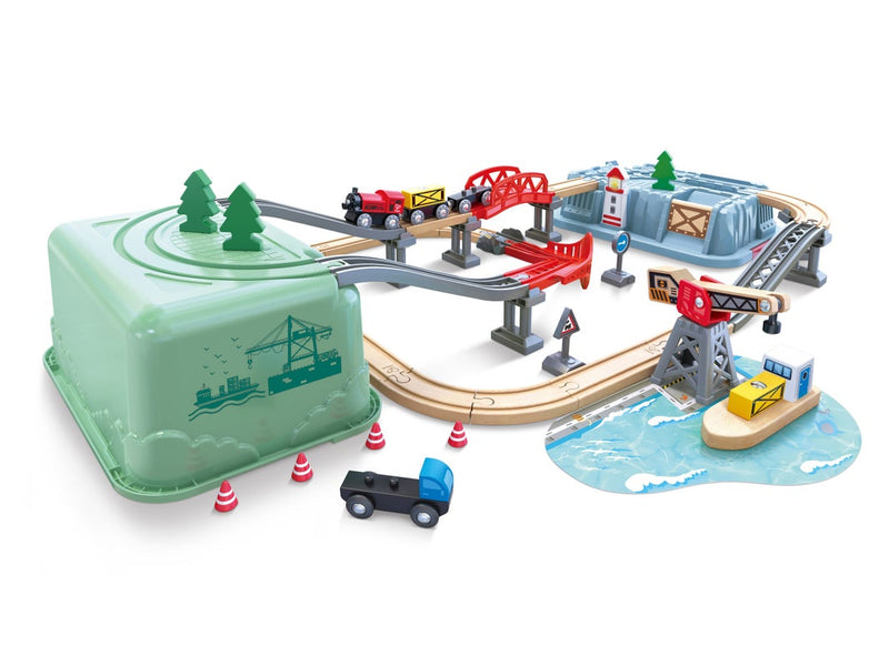Hape Railway Bucket Harbor Set