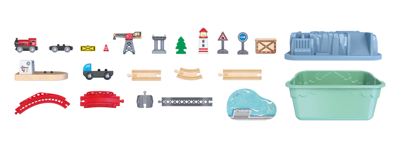 Hape Railway Bucket Harbor Set