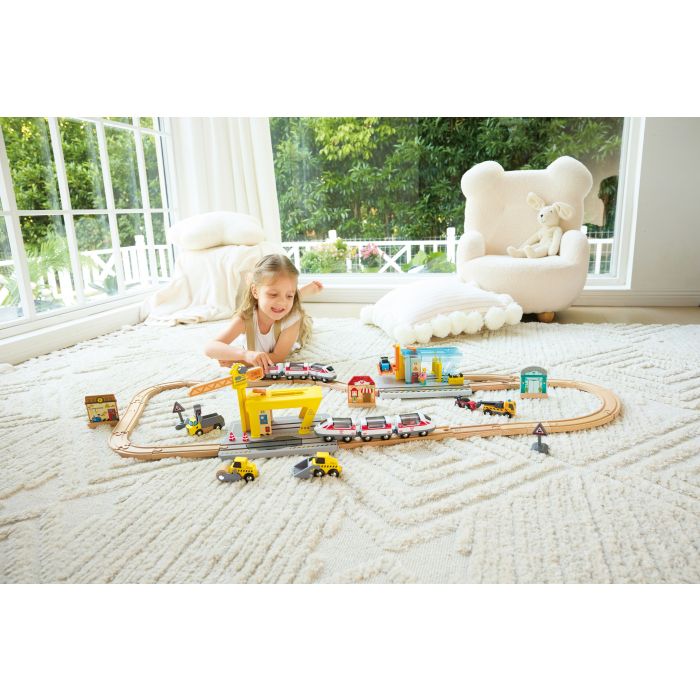 Hape Railway Crane Construction