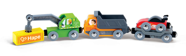 Play Essentials Colourful Construction Vehicles Fleet