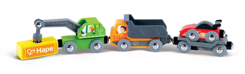 Play Essentials Colourful Construction Vehicles Fleet