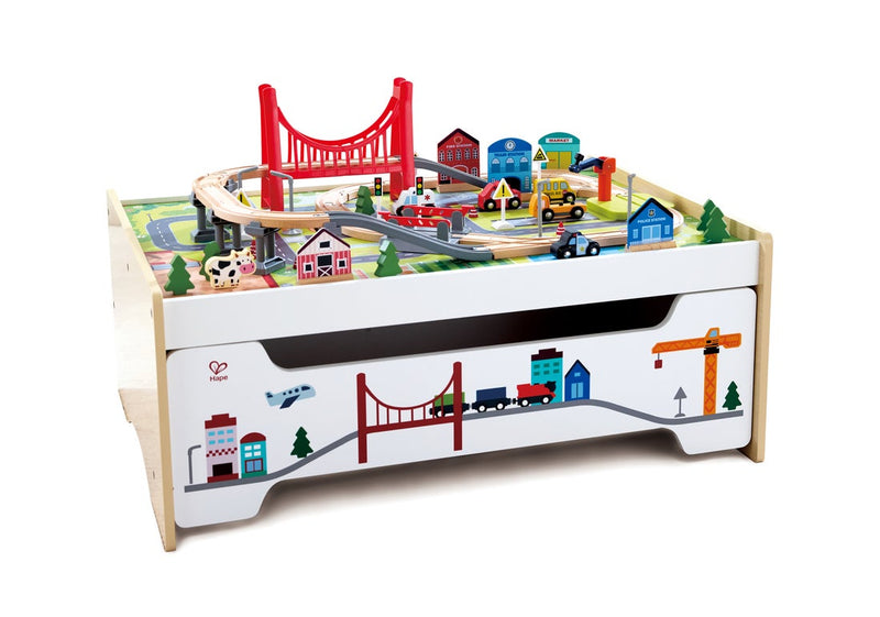 Play Essentials 75pc Railway Storage Table