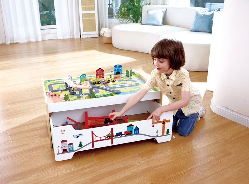 Play Essentials 75pc Railway Storage Table