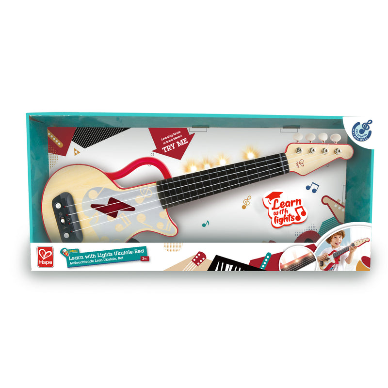 Learn with Lights Ukulele-Red