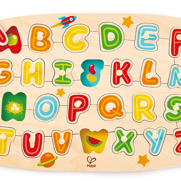 Hape best sale puzzle alphabet