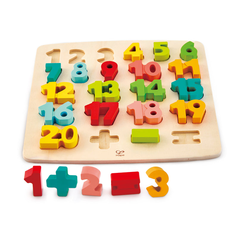 Chunky Number Math Puzzle – Hape Toys