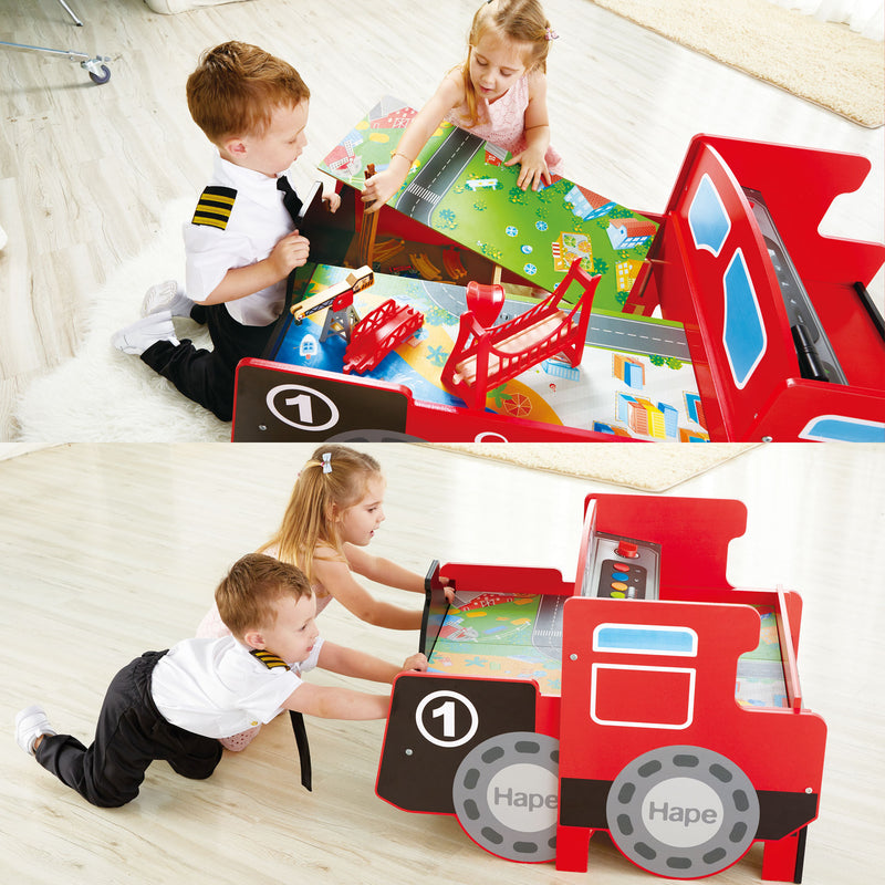 Ride-on Engine Table