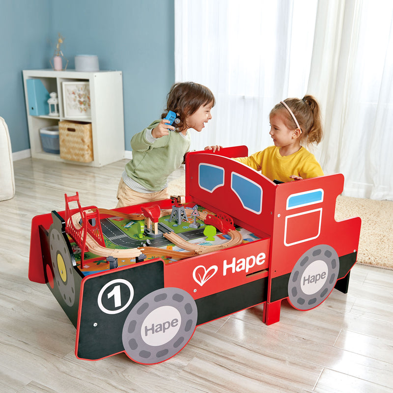 Ride-on Engine Table