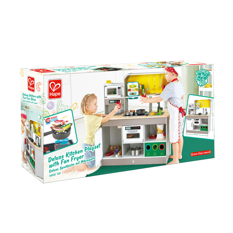 Deluxe Kitchen Playset with Fan Fryer